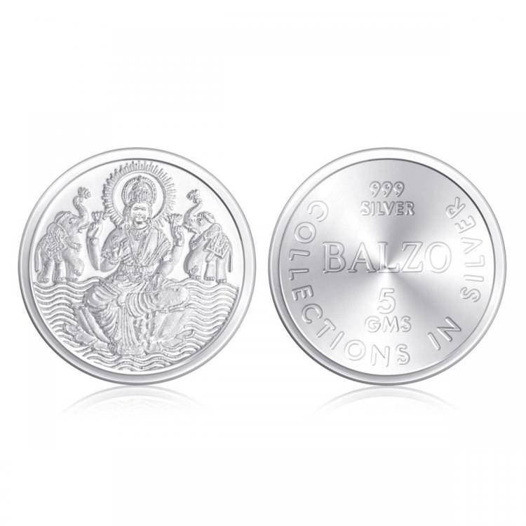 DEITY Lakshmi Silver Coin